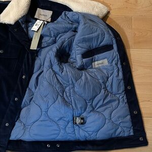 Hudson Light Blue Quilted Jacket